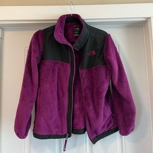 Purple The North Face Denali fleece Jacket.